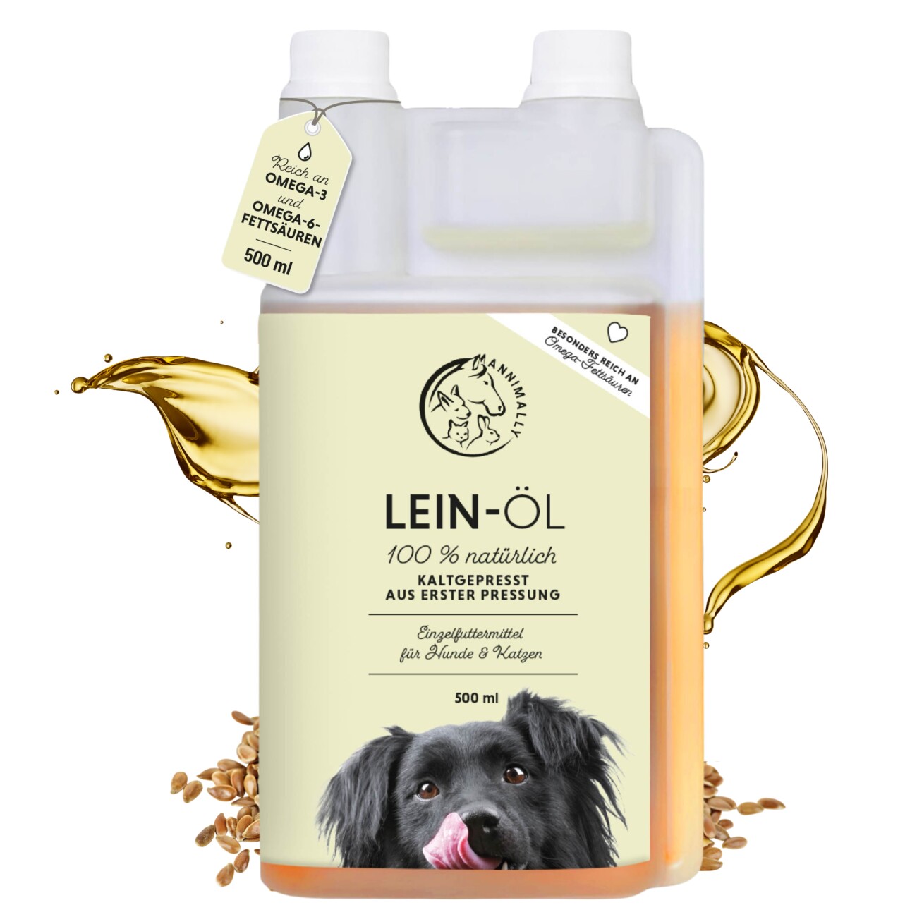 Annimally Leinöl 500 ml