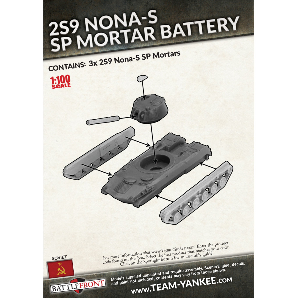 Team Yankee - 2S9 Nona-S SP Mortar Battery