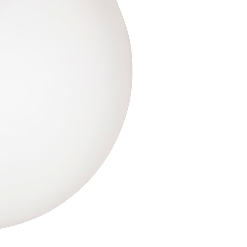 Smart Scandinavische hanglamp goud met opaal glas 40cm incl. Wifi A60 - Ball 40