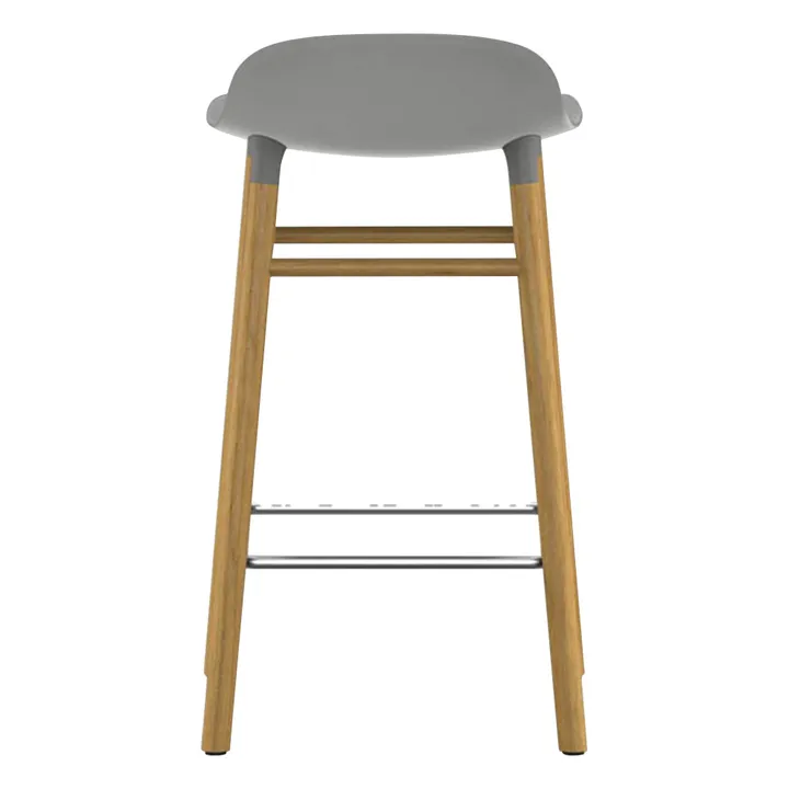 Normann Copenhagen Tabouret Form en chêne | Gris