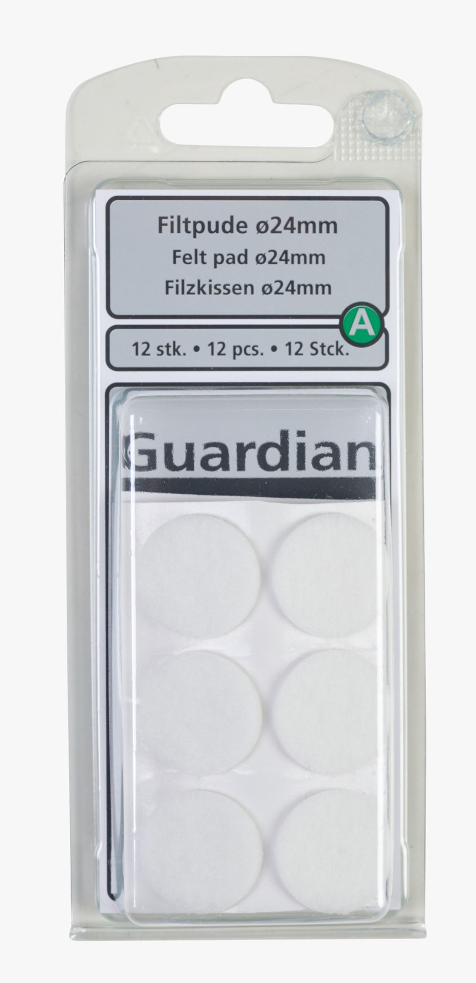 Filtputer hvit - ø 24