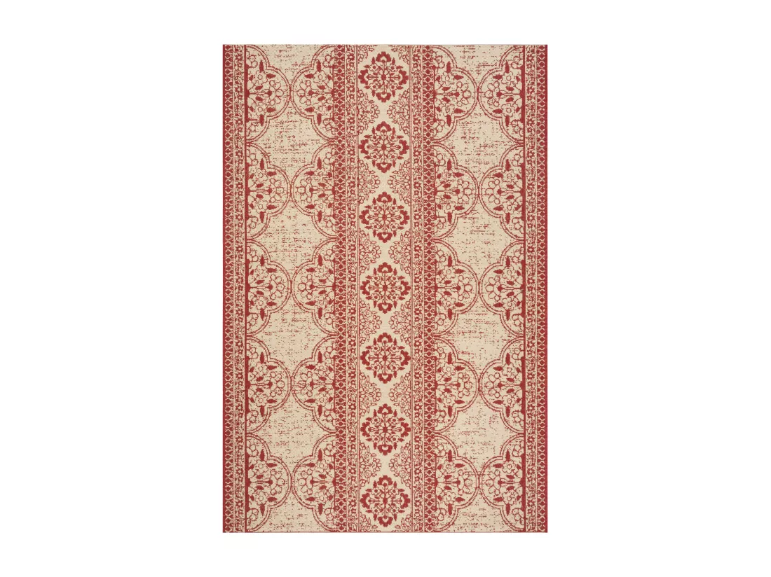 Tapis Red & Creme 122 X 183 cm - Borano