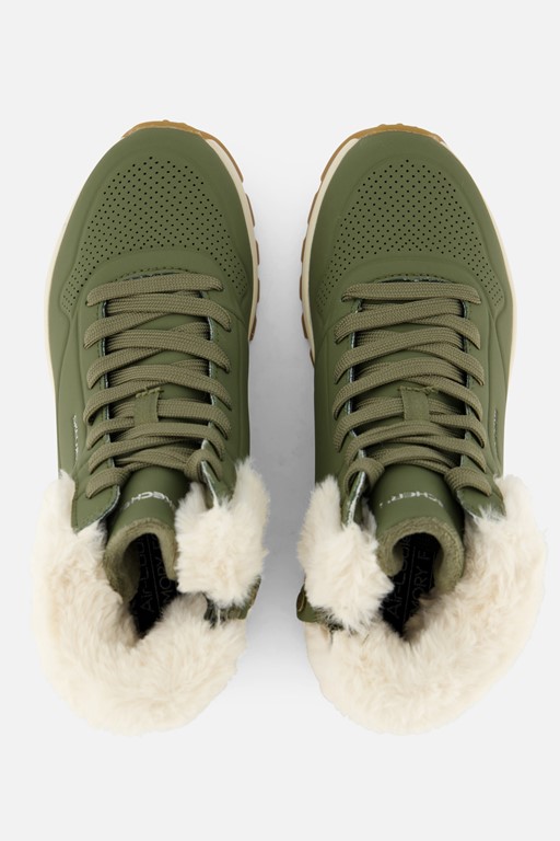 Skechers Uno Rugged Sneakers groen Synthetisch