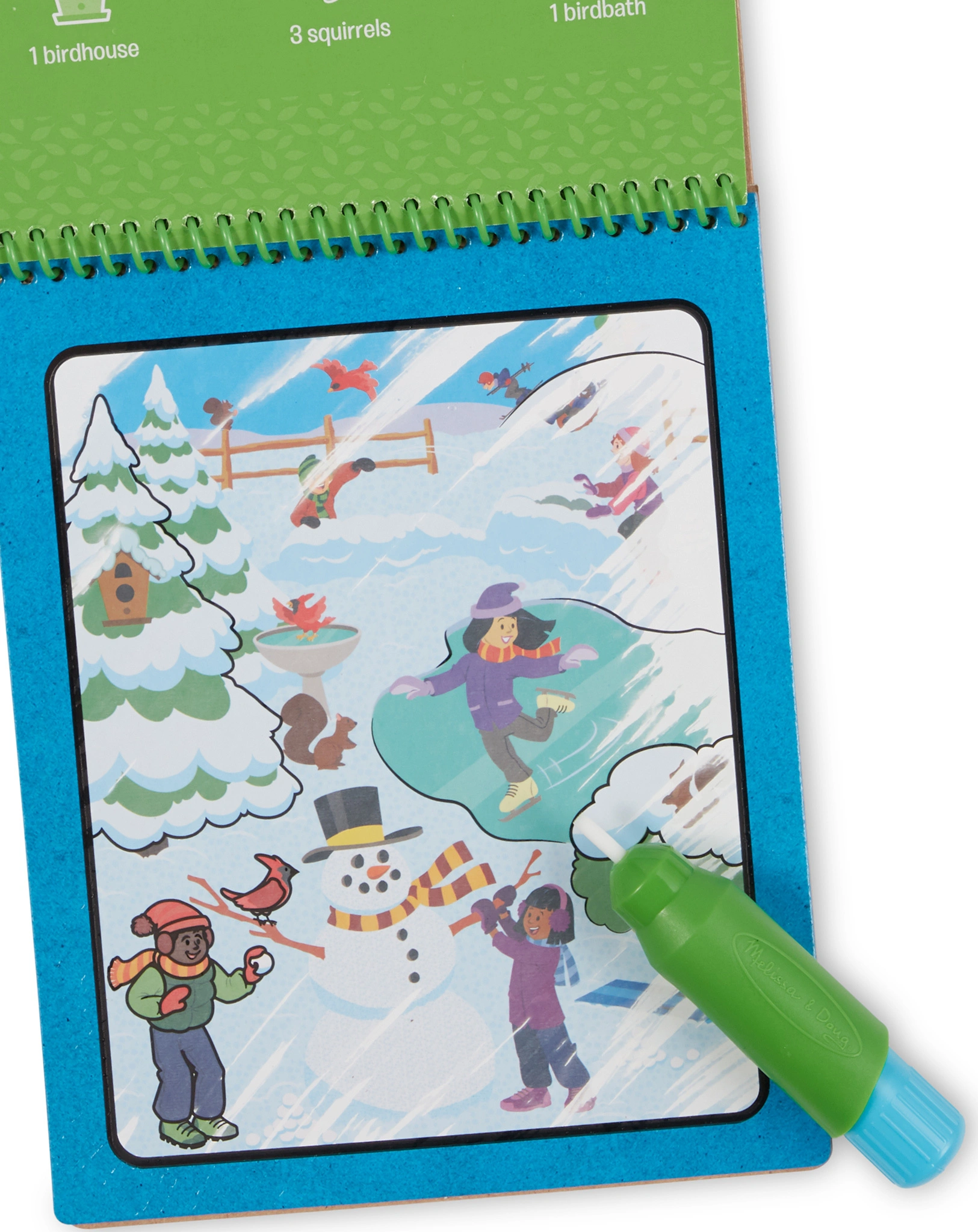 Malblock WATER WOW! - JAHRESZEITEN mit Stift