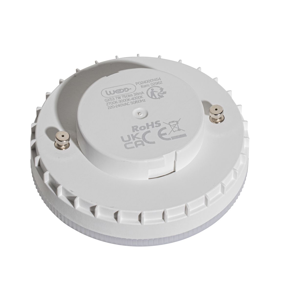 GX53 dim to warm en 3-staps dimbare LED lamp 7W 750 lm 2700K-4000K