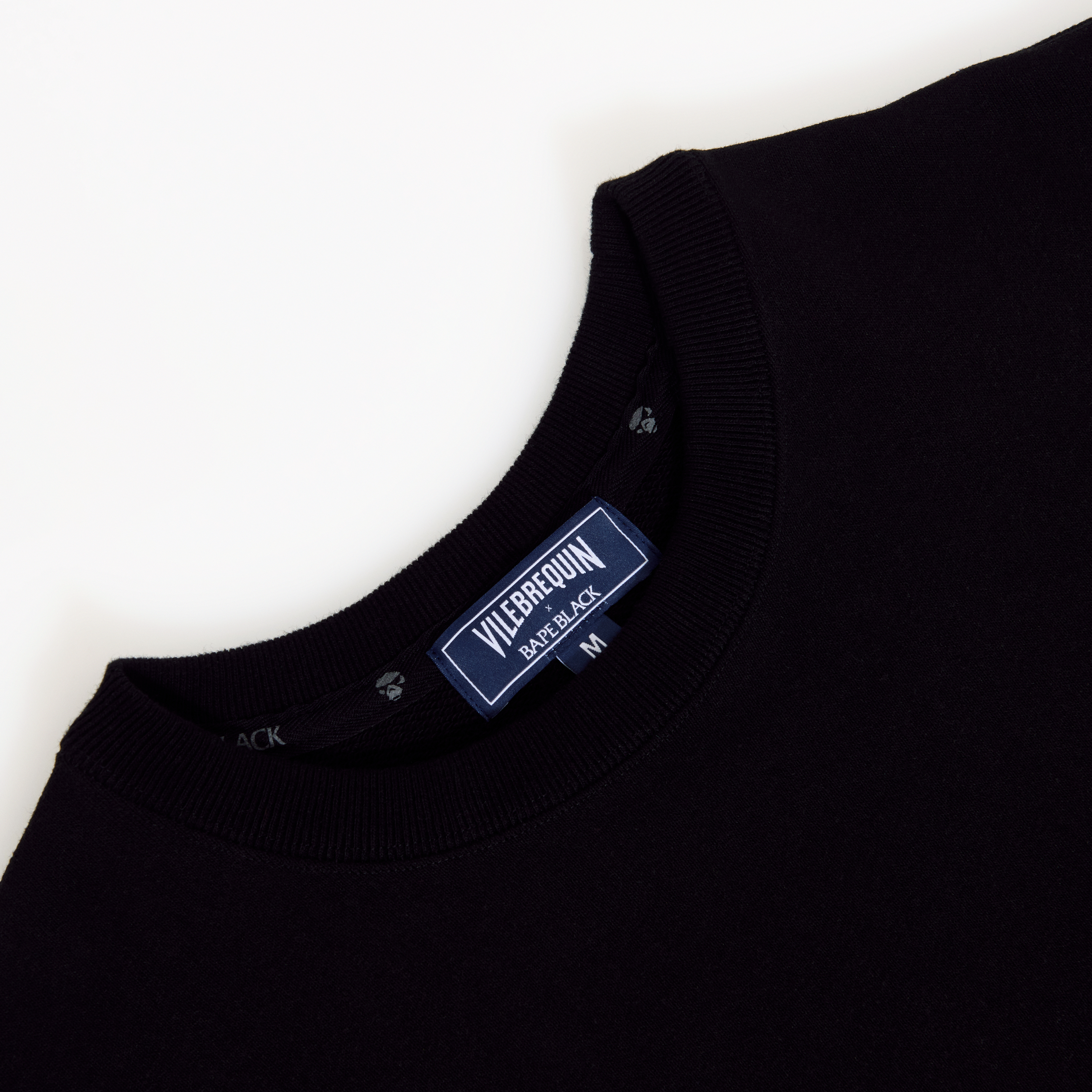 Sweatshirt homme en coton imprimé Turtles - Vilebrequin x BAPE® BLACK | Site Vilebrequin | SWPZ2S90