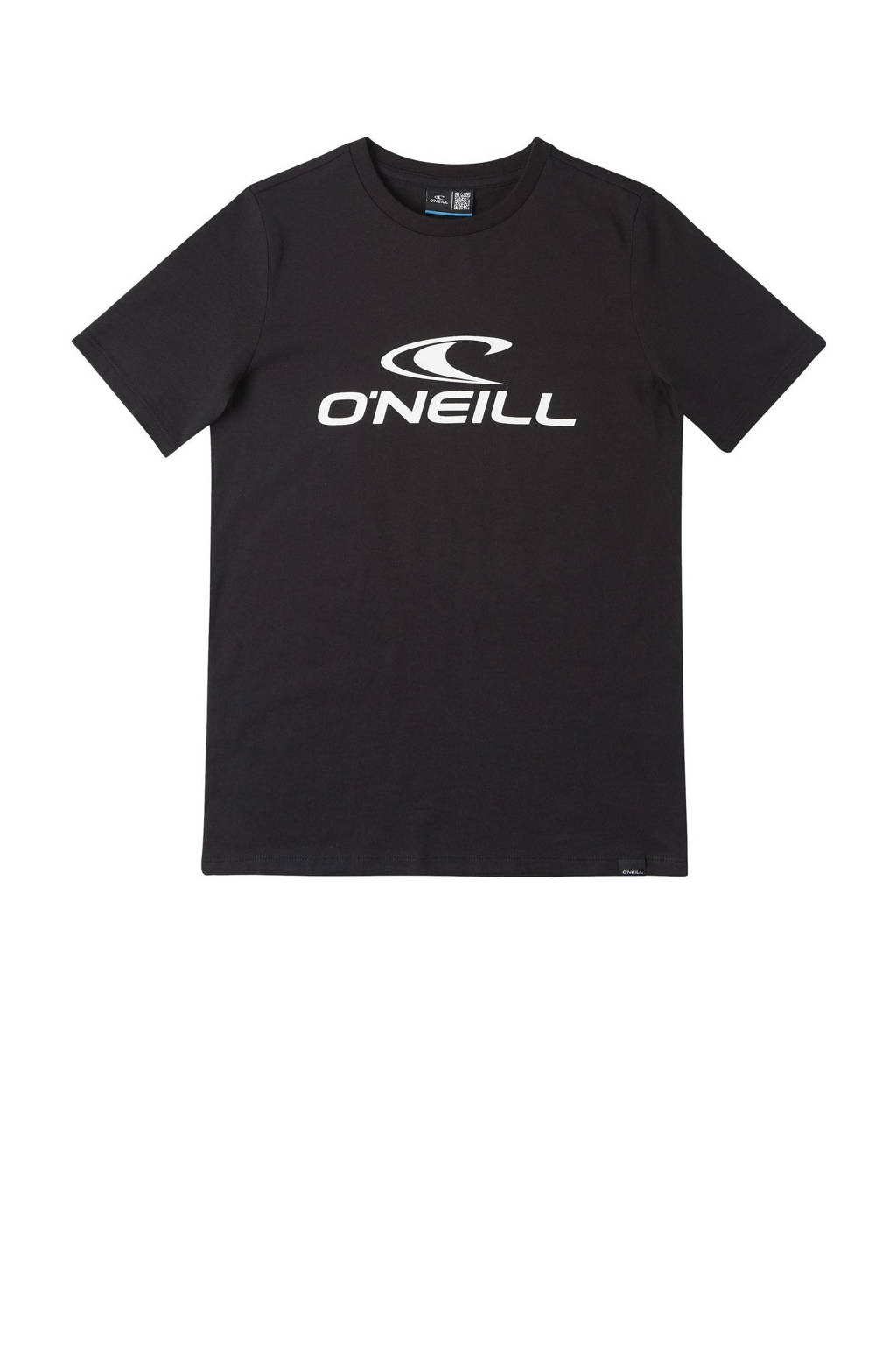 O'Neill T-shirt Wave met logo zwart/wit