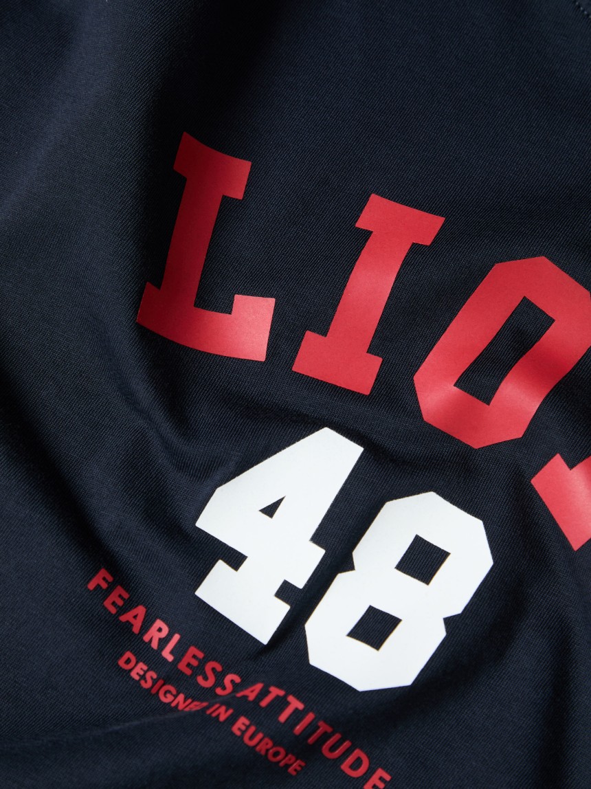 T-shirt em algodão com estampado