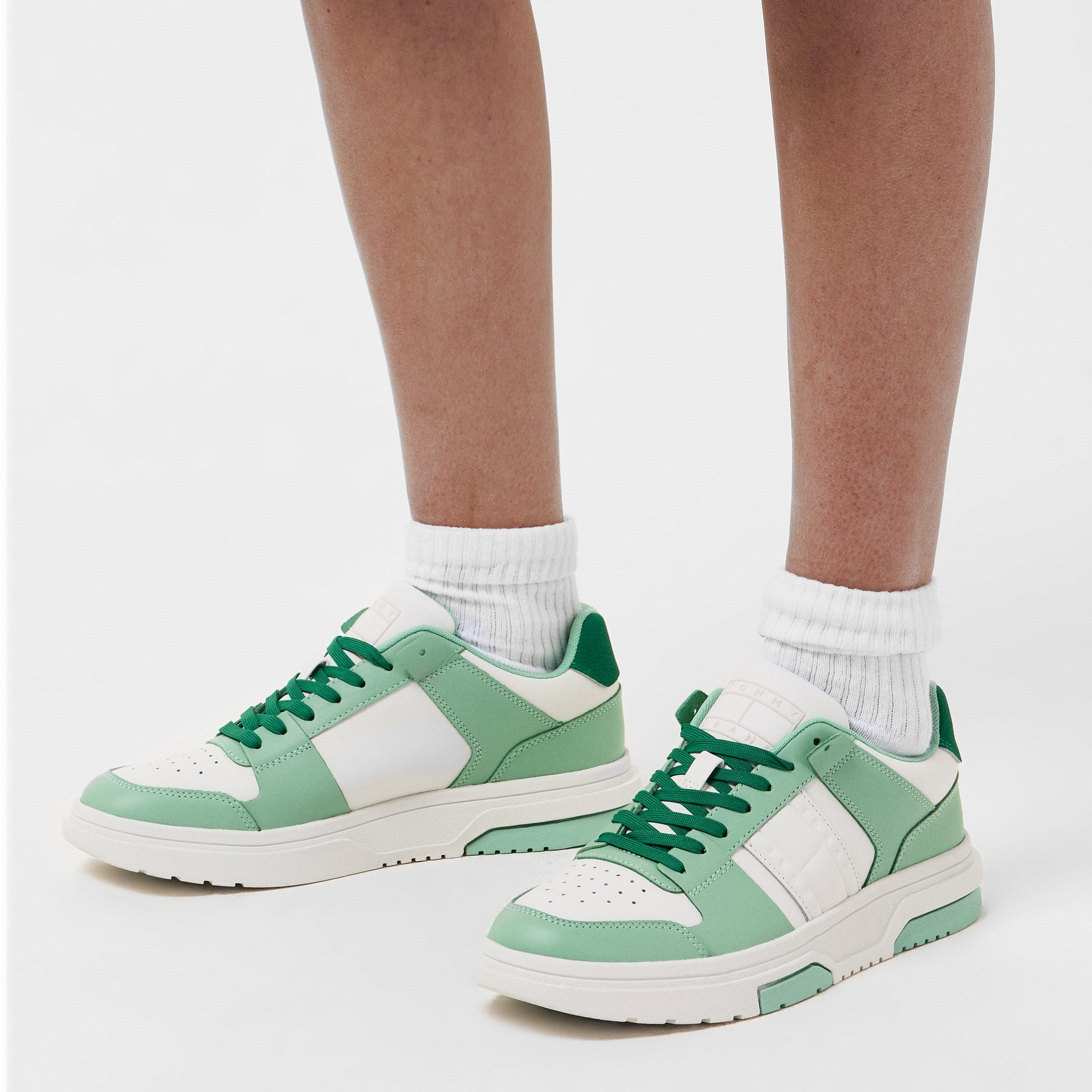 Tommy Jeans Leather Skate Trainers