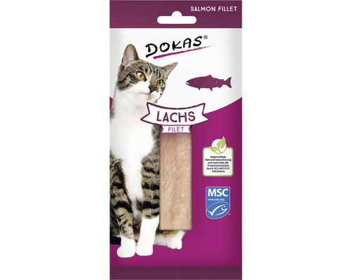 DOKAS Zalmfilet Katten Snack 22g