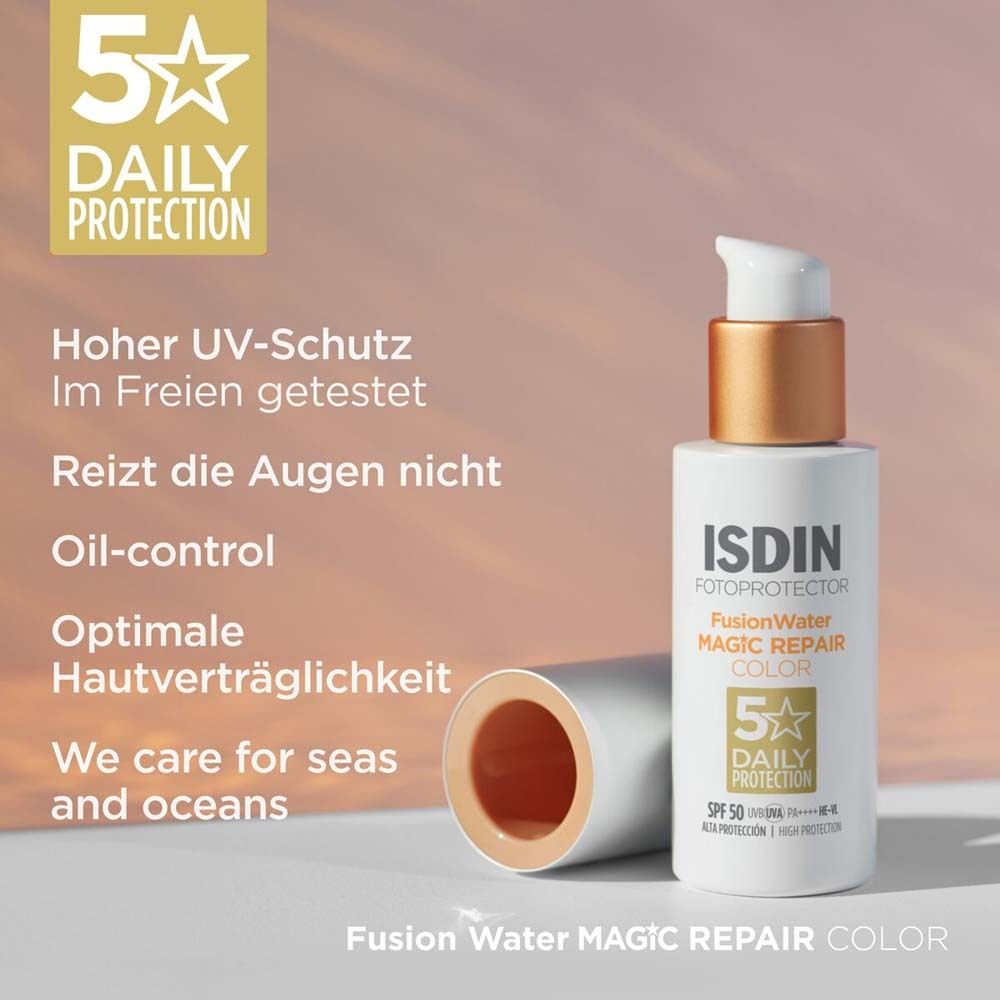 ISDIN Fusion Water MAGIC Repair Color LSF 50