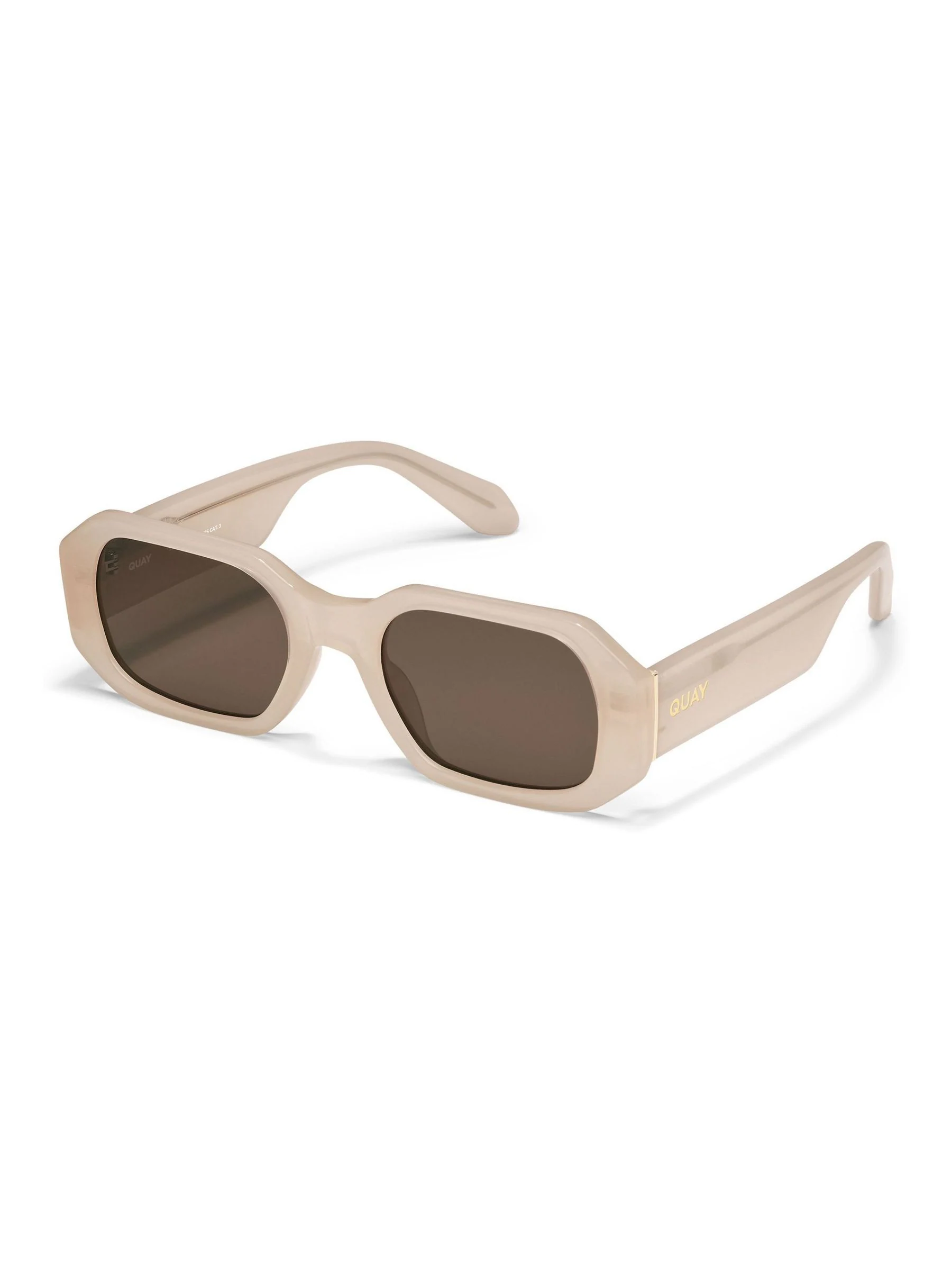 Crème - QUAY Hyped Up Sunglasses