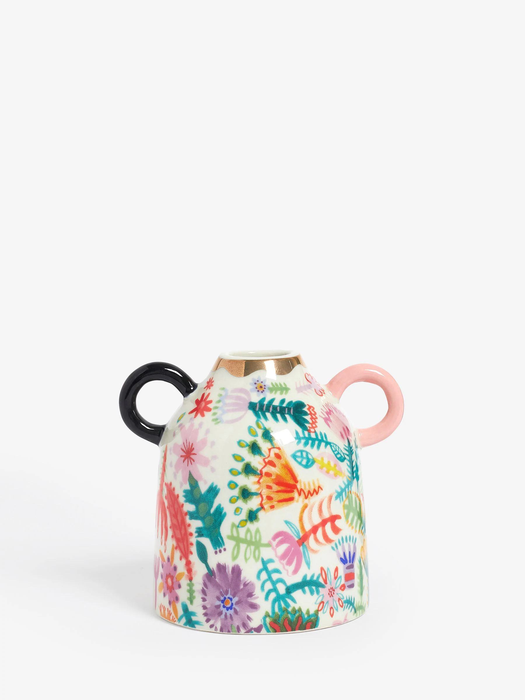 Lucy Tiffney Set of 2 Ceramic Mini Vases