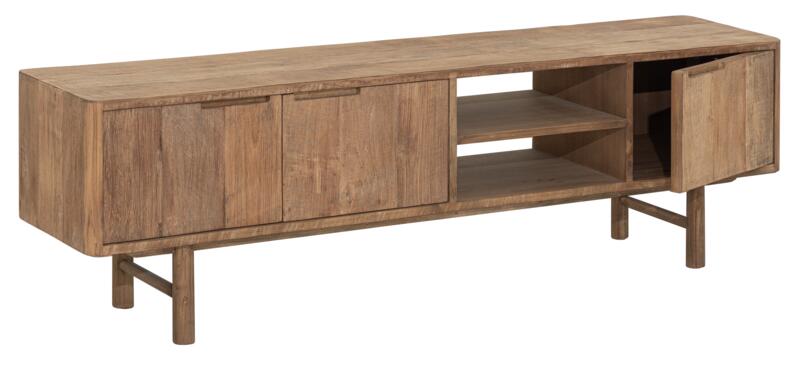 DTP Home TV stand Bliss No.2 medium, 3 doors, 2 open racks,50x170x3...