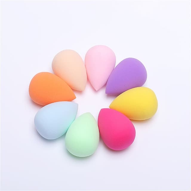 2 stk Makeup Sponge Blender Teardrop Beauty Egg Cleansing Puff Skin Care