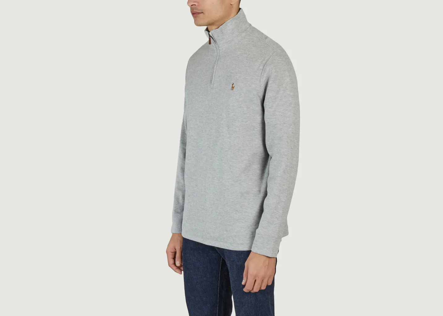 Sweatshirt siglé col camionneur Polo Ralph Lauren