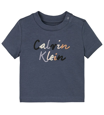 Calvin Klein Set - Shorts/T-Shirt - Colour Logo - Grisaille Grey