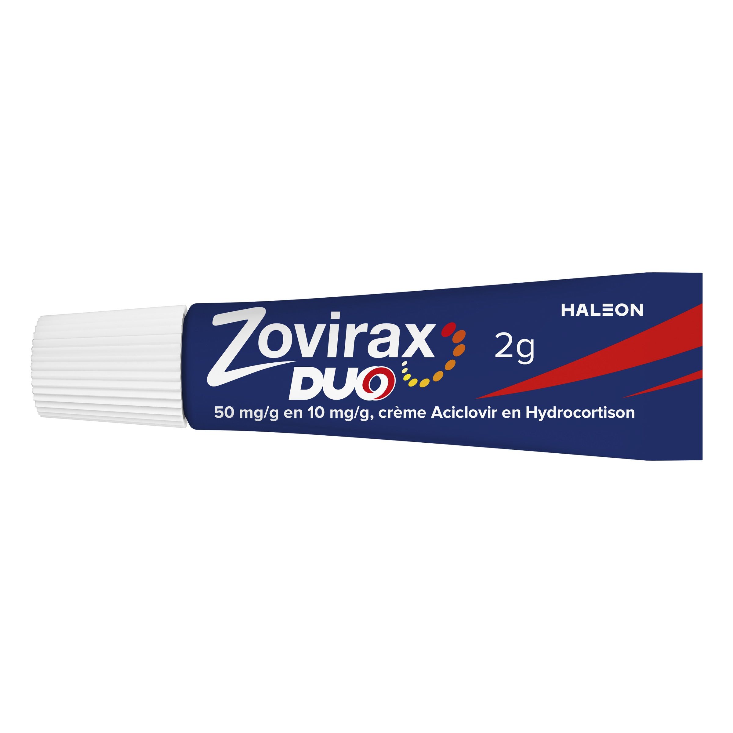 Zovirax DUO Koortslip Creme Aciclovir 50mg/g & Hydrocortison 10mg/g (2 gr)