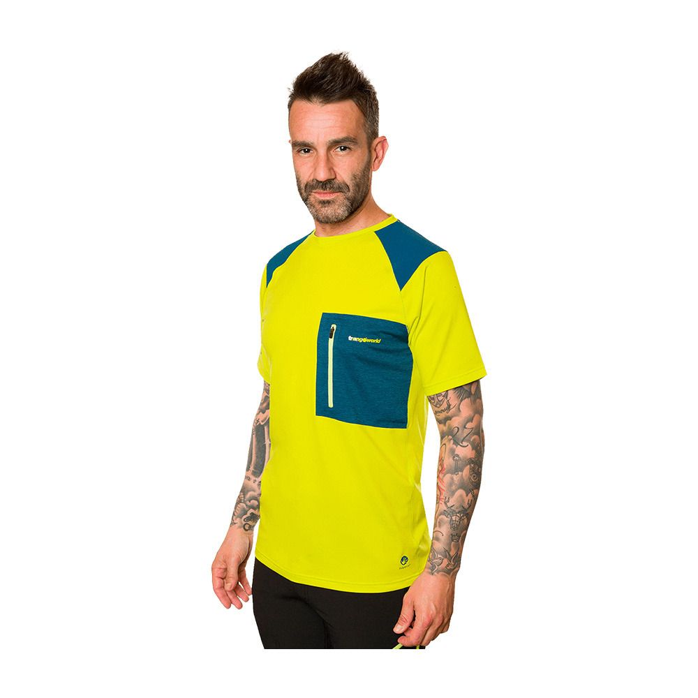 Trangoworld TRX2 PRO SHORT - Maillot Homme sulphure spring