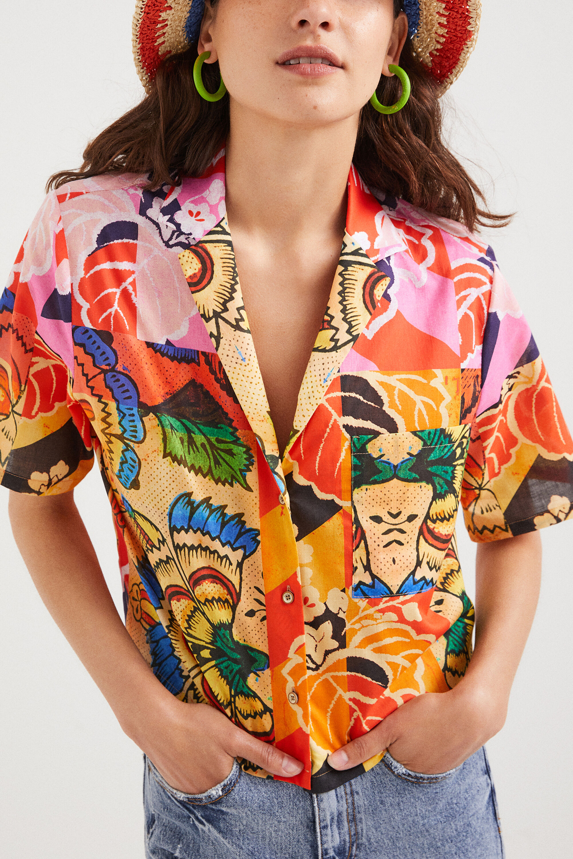 Chemise tropicale M. Christian Lacroix