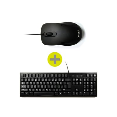 PORT Connect - ensemble clavier et souris filaire - Azerty