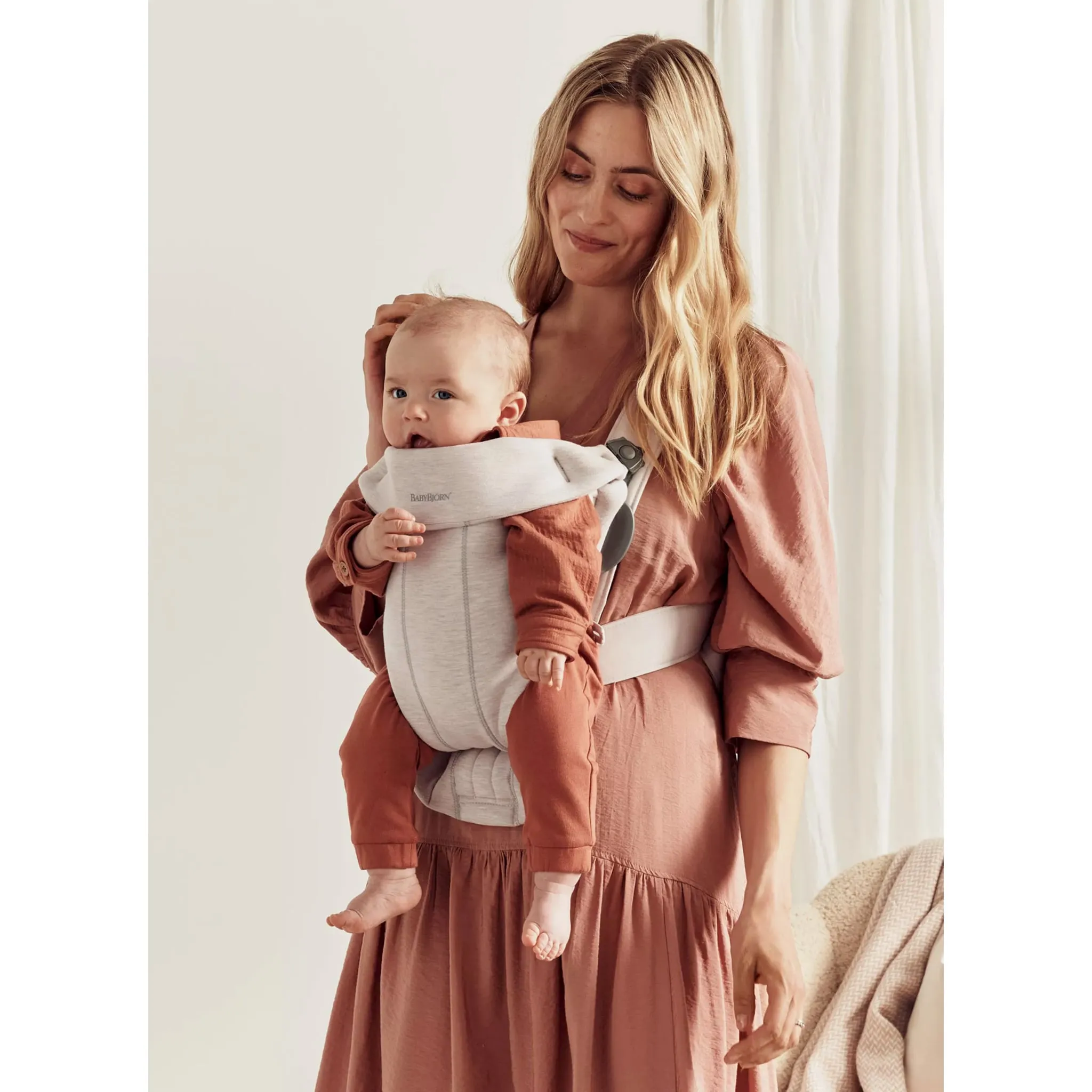 Babybjorn Porte-Bébé Mini 3D Jersey - Beige