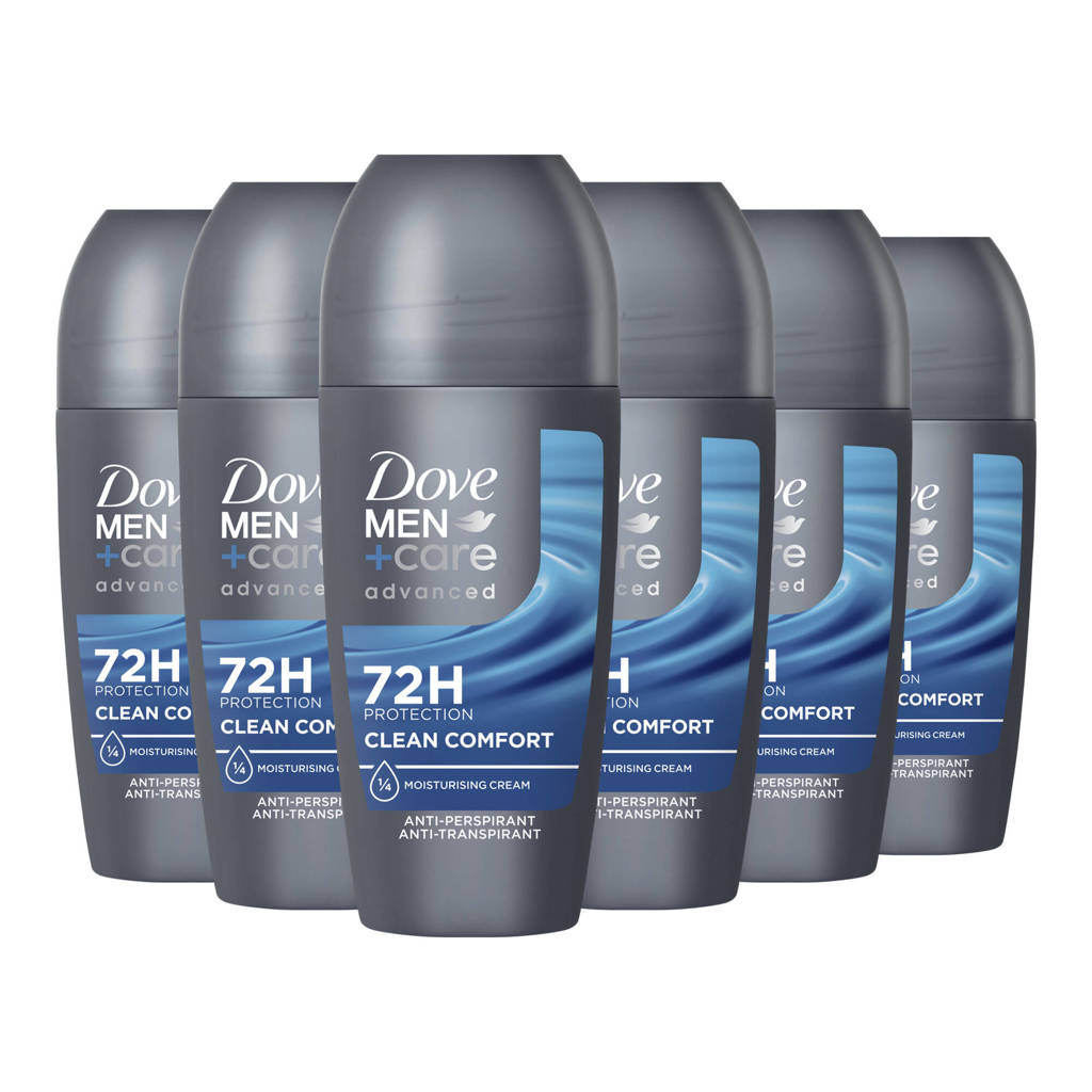 Echt 100% gemeend: Hoera voor Dove !Clean Comfort anti-transpirant deodorant roller - 6 x 50 ml