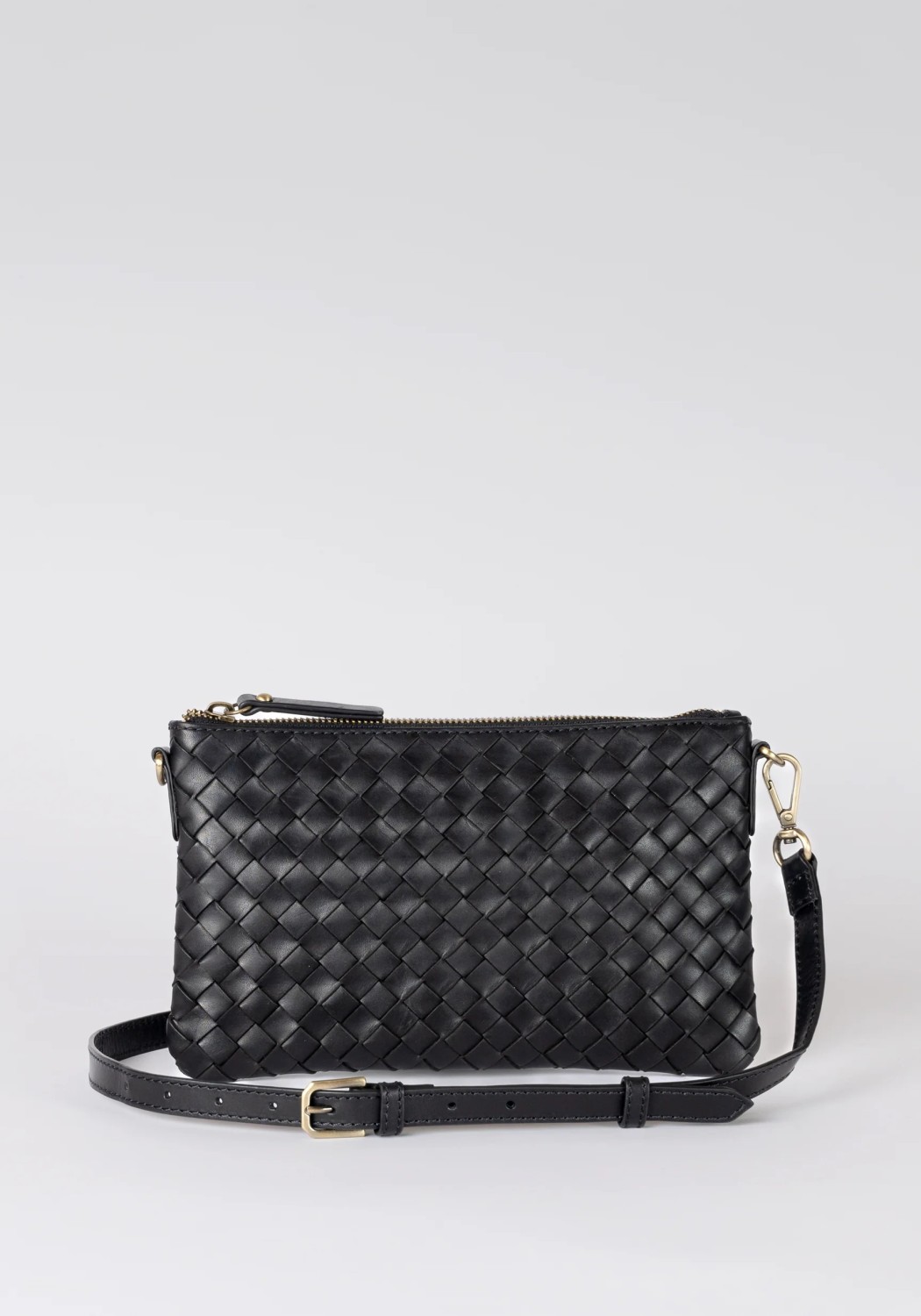 O My Bag Handtasche Lexi Woven Classic Leather Black