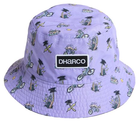 Bob Dharco Reversible Bucket Hat Noir/Violet