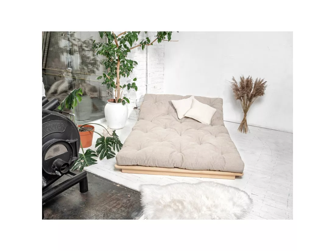 Canapé lit convertible futon layti Jaune