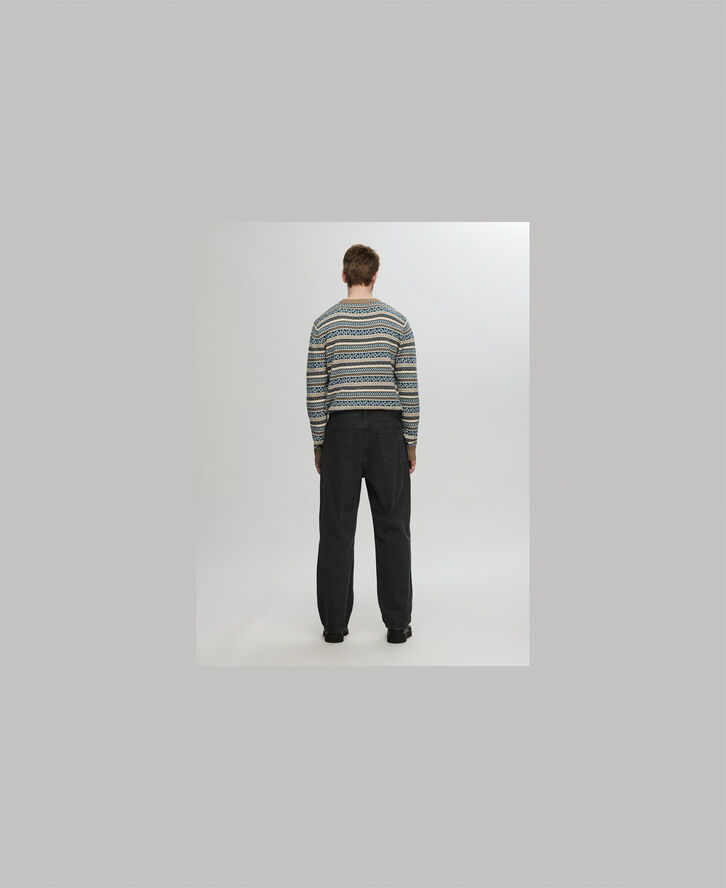 Selected Homme SLH220-LOOSE KOBE PLEAT 5431 BLK JN Sort