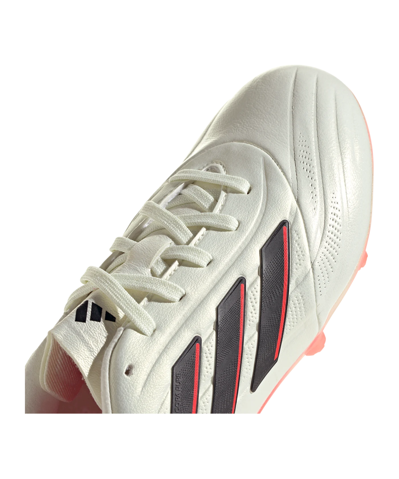 adidas COPA Pure 2 Elite FG Solar Energy Kids Weiss Schwarz Rot
