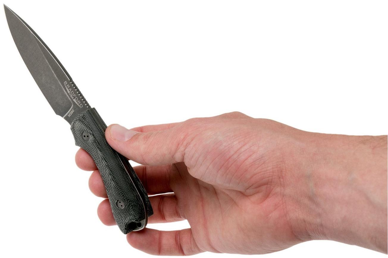 Bradford Guardian 3, 3D Black Micarta Guardian 3 M390, Sabre Nimbus 3S-101N