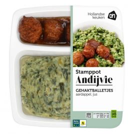 Albert Heijn Hollandse andijvie stamppot (voor uw eigen risico, geen restitutie mogelijk)