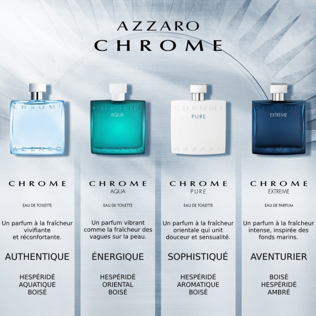 Chrome Pure Eau de Toilette AZZARO