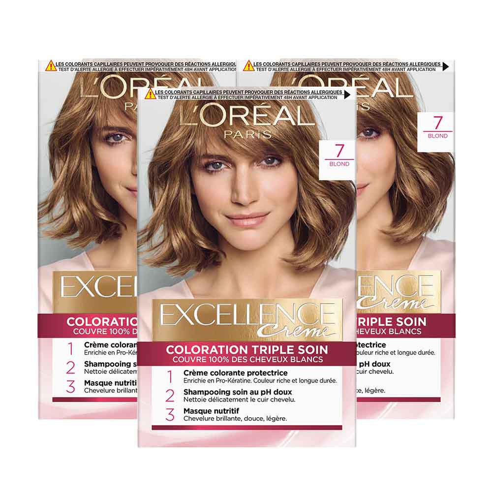 Lot de 3 - Excellence Blonde