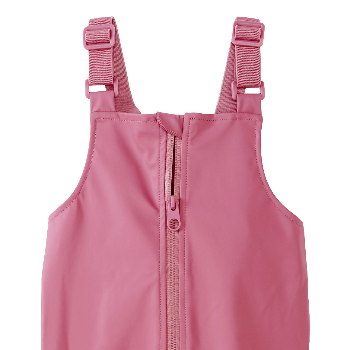 Famy Baby Regenhose mit Trägern altrosa