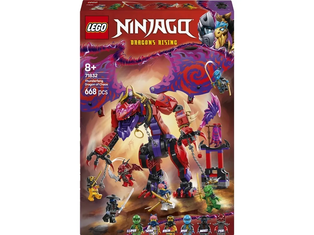 LEGO Ninjago 71832 Kaosdragen Thunderfang