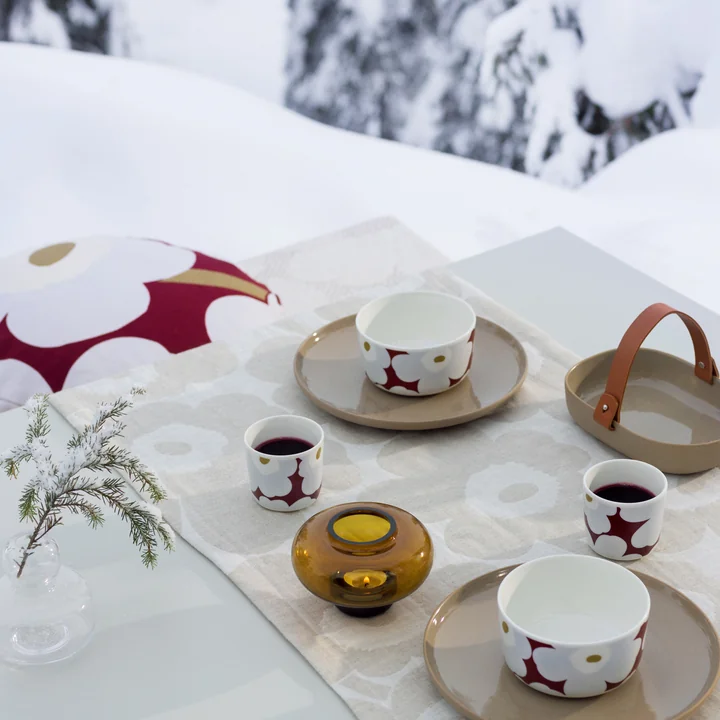 Marimekko - Fyr Kerzenhalter, misty grey