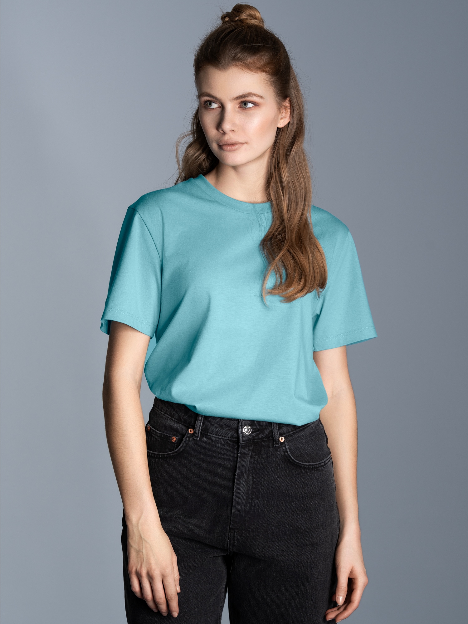 T-Shirt aus 100% Biobaumwolle Mint-C2C