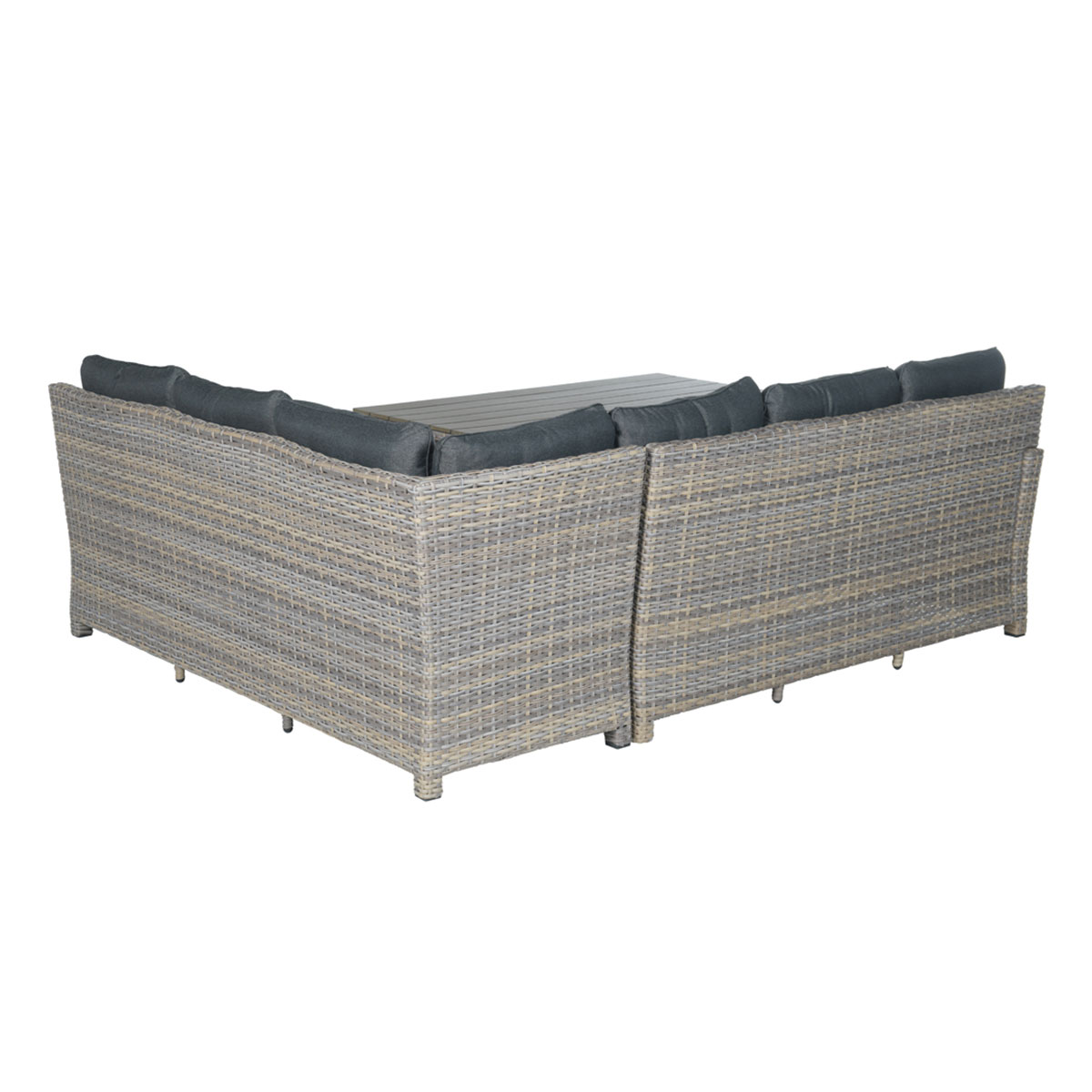 Garden Impressions Alaska 5-delige vintage willow R lounge dining set