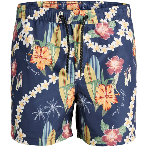Jack & Jones - 12227247 JPSTFIJI JJSWIM AOP LY SN SKY CAPTAIN Azul