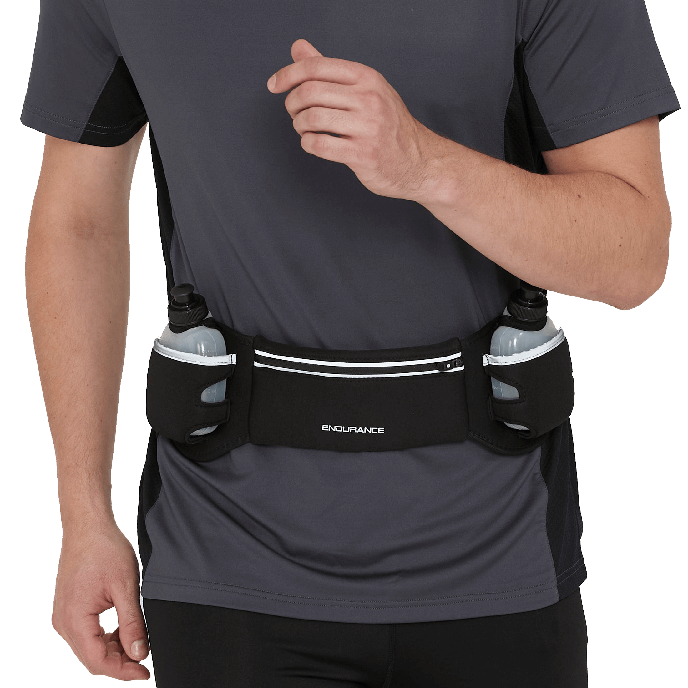 Endurance Iskana V2 Running Bag With Bottles - Tilbehør sportsutstyr
