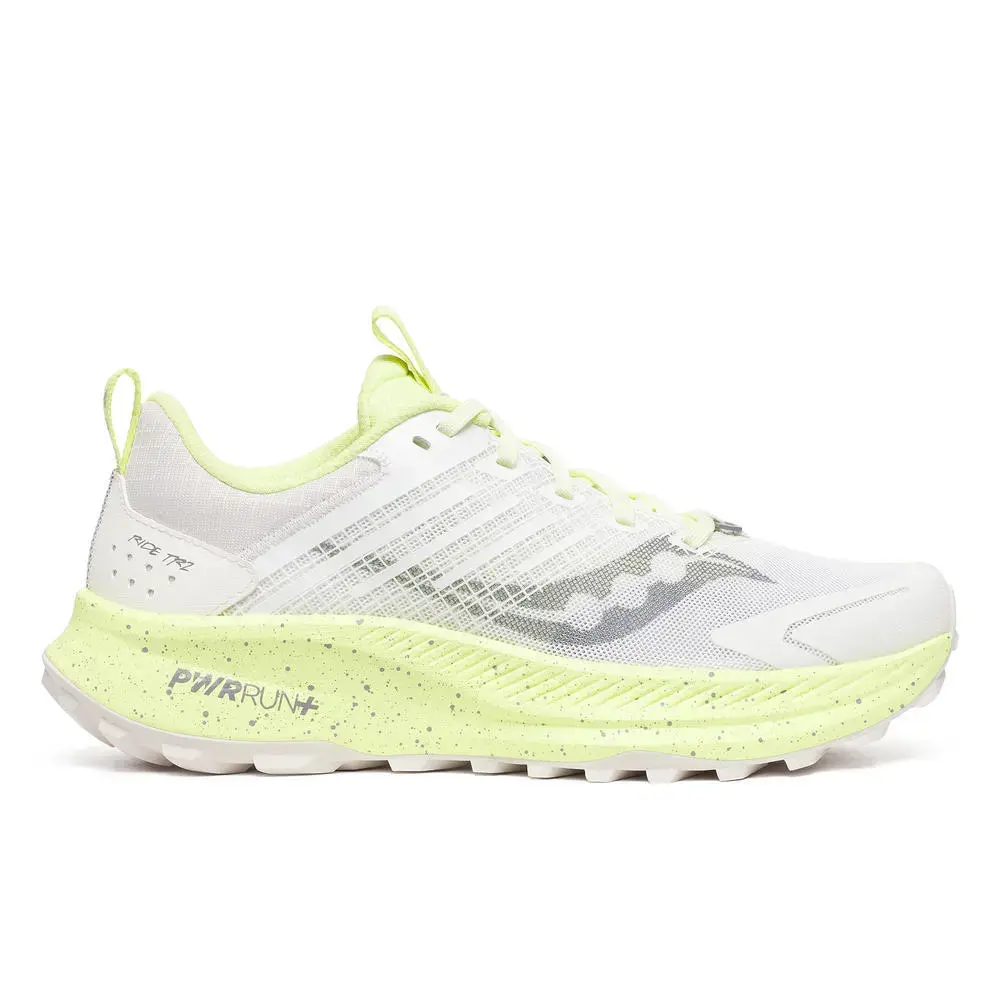 Saucony Ride TR2 Trail Hardloopschoenen Wit/Geel Dames