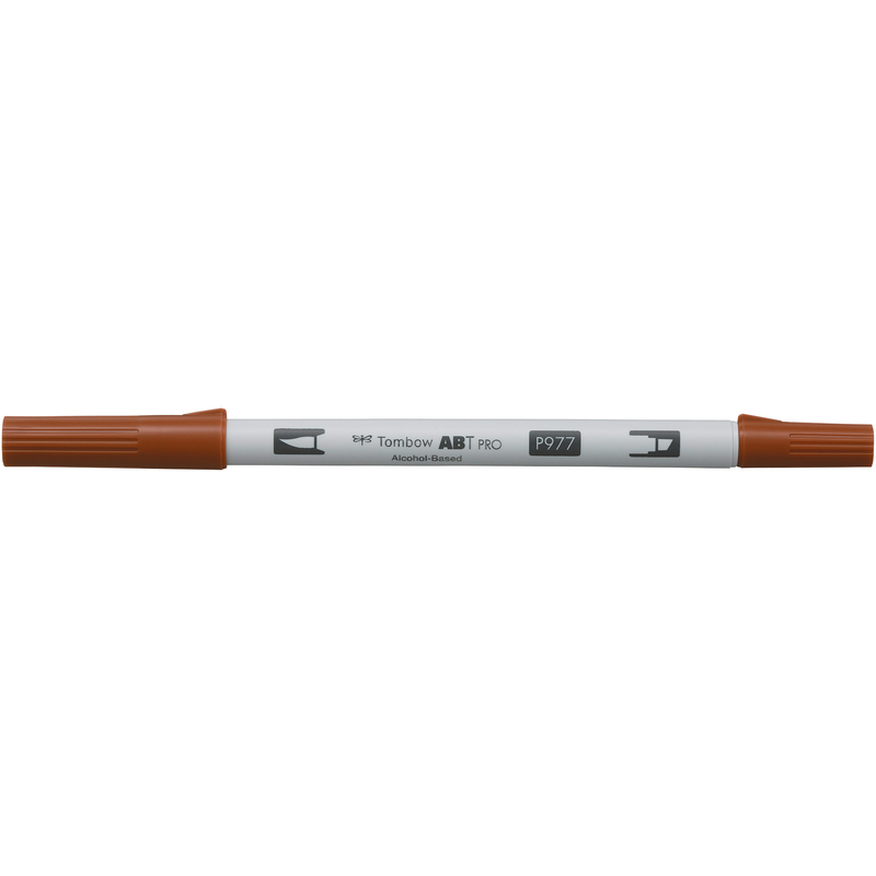 Tombow Pinselstift Dual Brush Pen ABT PRO, 977 - saddle brown