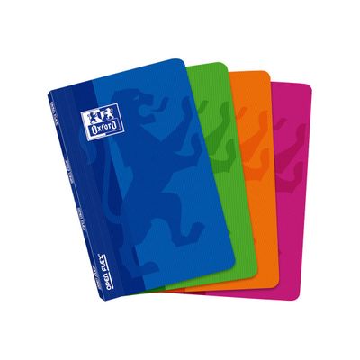 Oxford OpenFlex - Carnet 11 x 17 cm - 96 pages - petits carreaux (5x5 mm) - disponible dans différentes couleurs