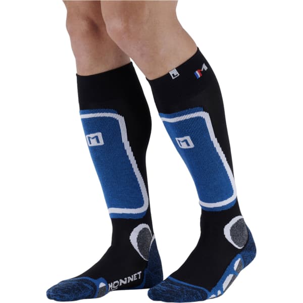 Chaussette de ski MONNET MI-BAS BACKSIDE+ BLUE