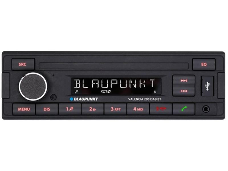 Blaupunkt Autoradio Valencia 200 DAB-BT 1 DIN Autoradio mit Digitalradio DAB