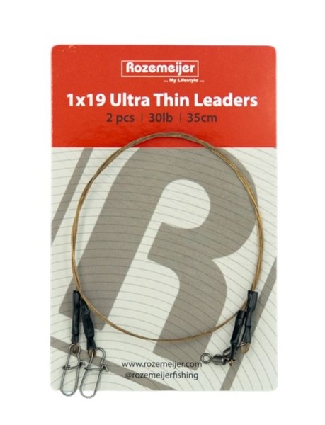 Bas de Ligne Ultra Fin 1x19 Rozemeijer 35cm (2pcs)