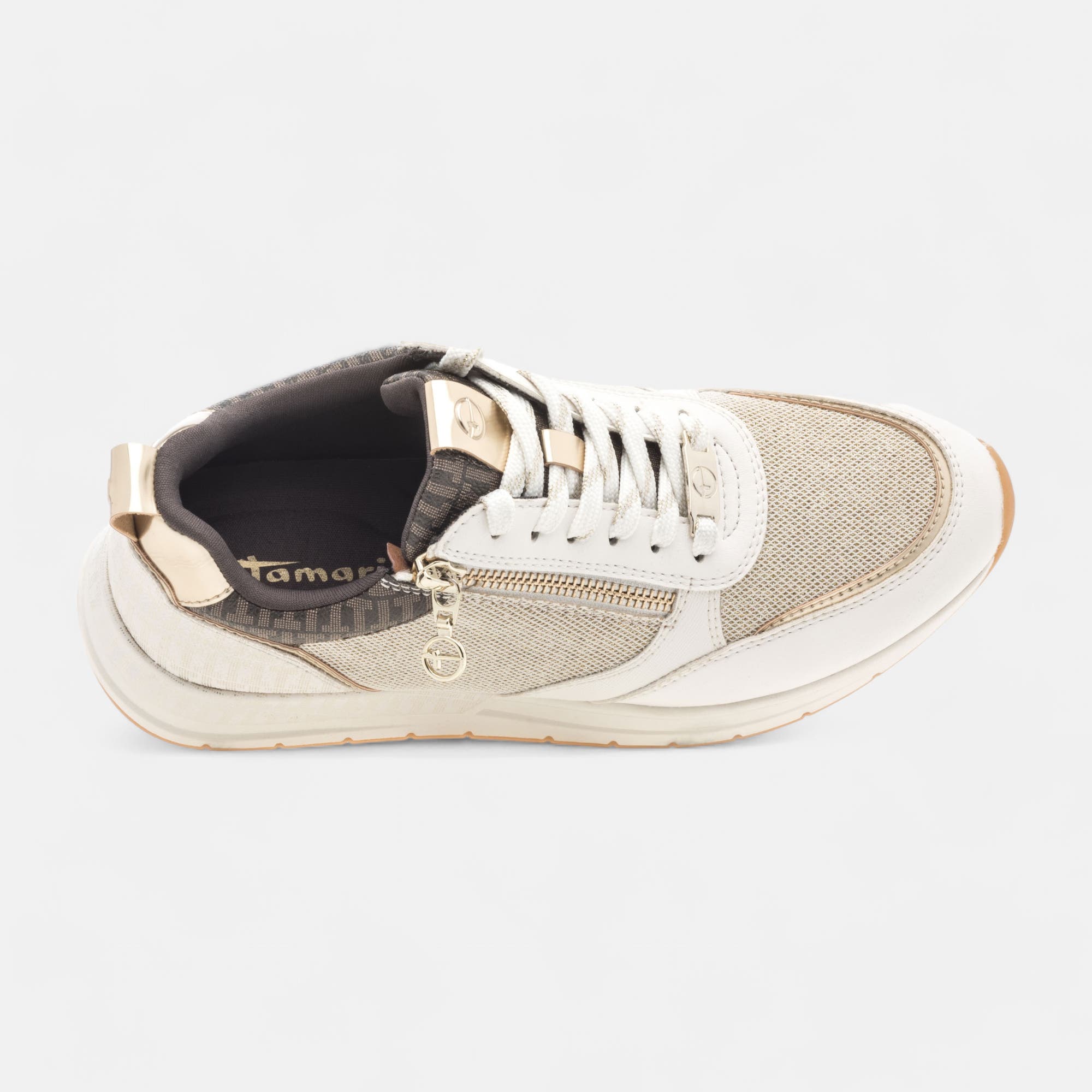 Baskets basses Femme ecru